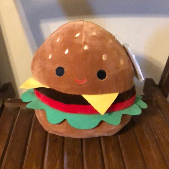 Squishmallows Other - Squishmallow Carl the Hamburger 🍔 New with Tags